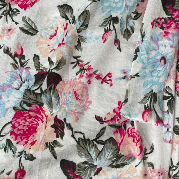 Pretty floral print full length robe | Medium - Picture 10 of 12